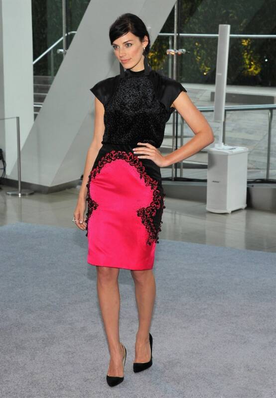 Jessica Pare 佩戴蒂芙尼闪耀2012 CFDA